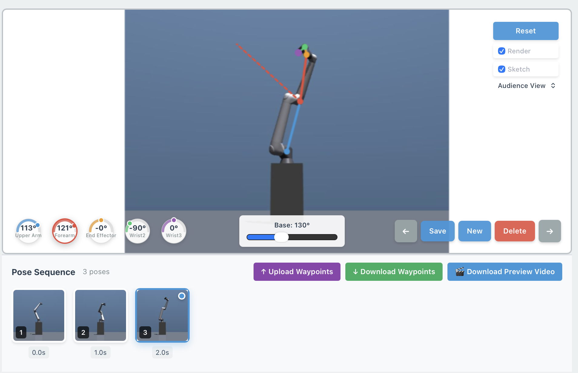 Sequence Sketcher interface